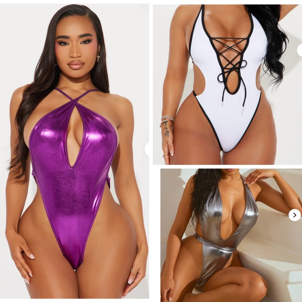 NEW Fashion Nova 3 pack swimsuits